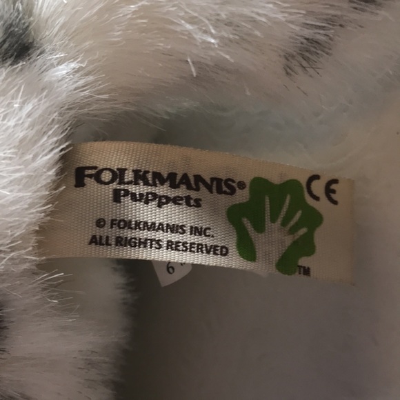 Folkmanis Snowy Owl Puppet 360 Degree Turning Head Puppet - Picture 4 of 9